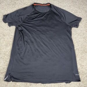 Hind Men's Running Activewear Dark Gray T-shirt Size Large